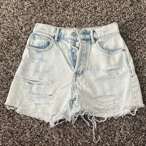Pacsun high rise jean short